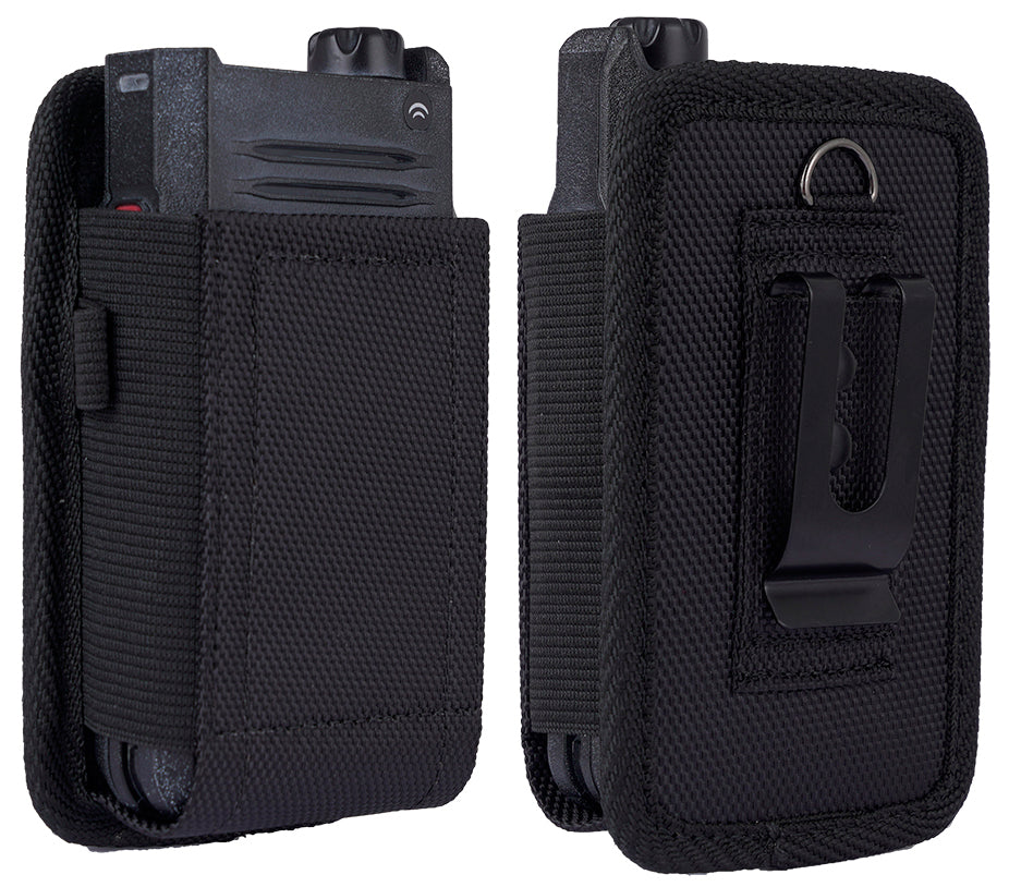Black Case Pouch Belt Clip for Kyocera DuraXV Extreme, CAT S22, Sonim XP3plus 5G Black Case Pouch Belt Clip for Kyocera DuraXV Extreme, CAT S22, Sonim XP3plus 5G