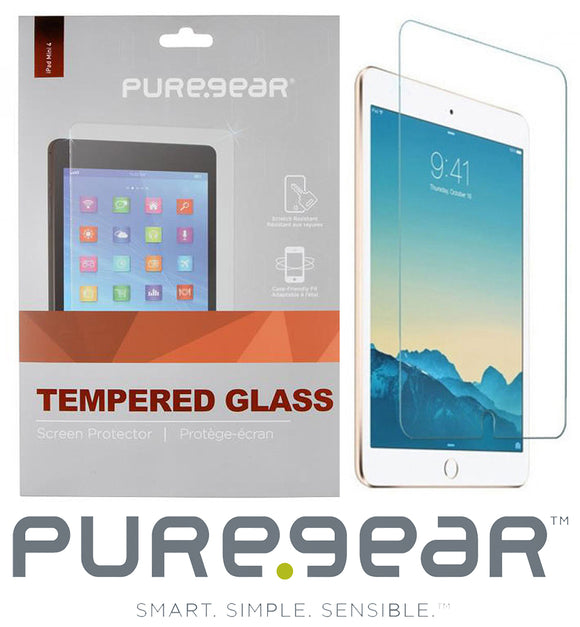 PUREGEAR 9H TEMPERED GLASS SCREEN PROTECTOR FOR APPLE iPAD MINI 4