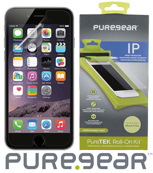 PUREGEAR PURETEK ROLL-ON SCREEN PROTECTOR FOR APPLE iPHONE 6 PLUS (ANTI-IMPACT)