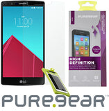 PUREGEAR PURETEK HD HARD TEMPERED GLASS SCREEN SHIELD GUARD KIT TRAY FOR LG G4