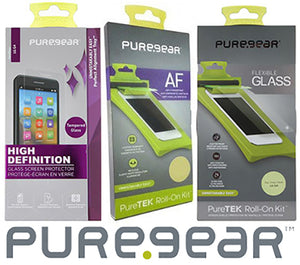 VARIETY 3-PACK PUREGEAR SCREEN PROTECTOR 9H GLASS ANTI-FINGERPRINT FOR LG G4