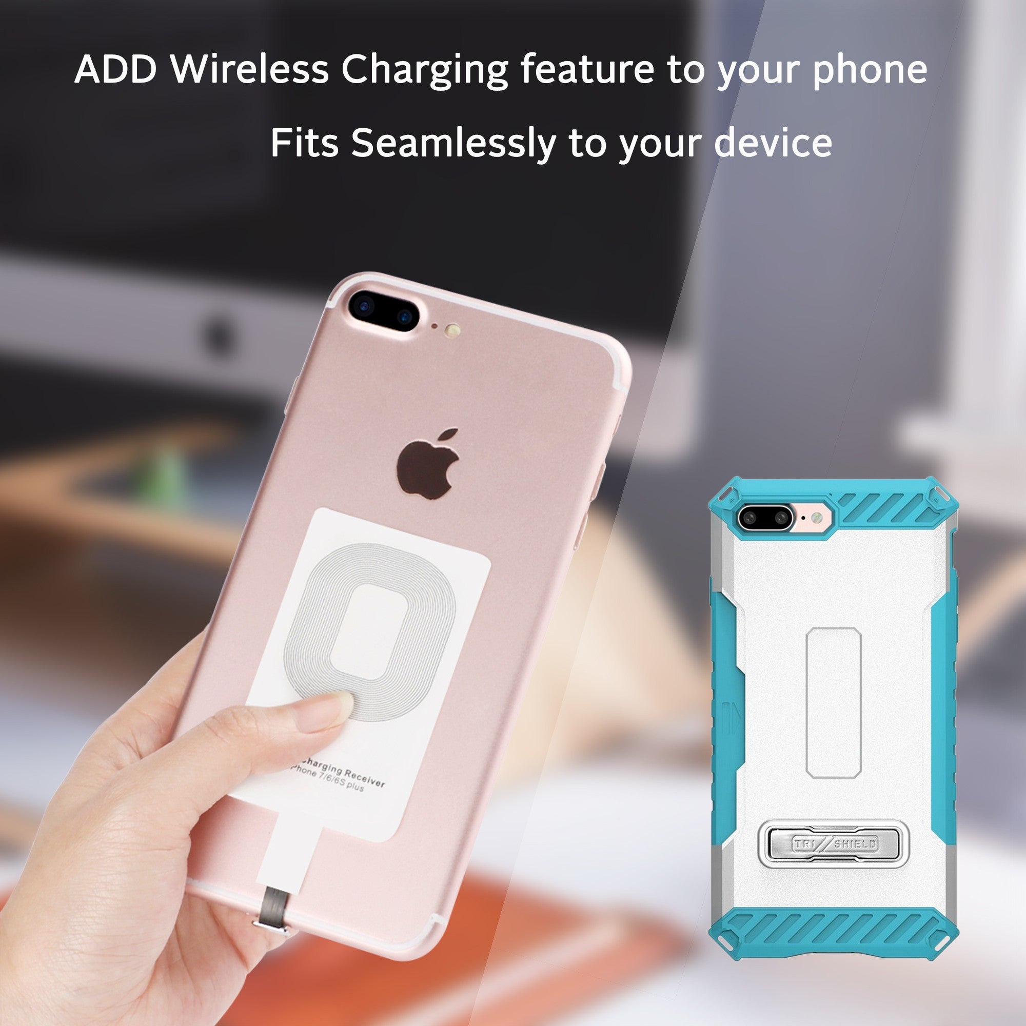 QI WIRELESS CHARGER RECEIVER ADAPTER STICKER FOR APPLE iPHONE 6s