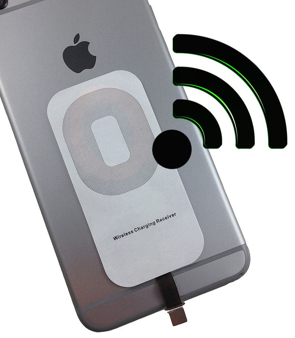 QI WIRELESS CHARGER RECEIVER ADAPTER STICKER FOR APPLE iPHONE 6 6s 7 PLUS 5 5s