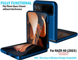 Hard Case Cover and Belt Clip Holster Combo for Motorola RAZR 2023 (aka RAZR 40)