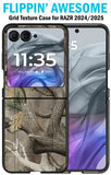 Textured Hard Case Slim Cover for Motorola RAZR 2024/2025 Flip Phone
