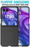 Hard Case Cover for Motorola RAZR+ 2024/2025 Flip Phone, Moto RAZR PLUS '24 '25