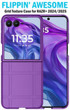 Hard Case Cover for Motorola RAZR+ 2024/2025 Flip Phone, Moto RAZR PLUS '24 '25