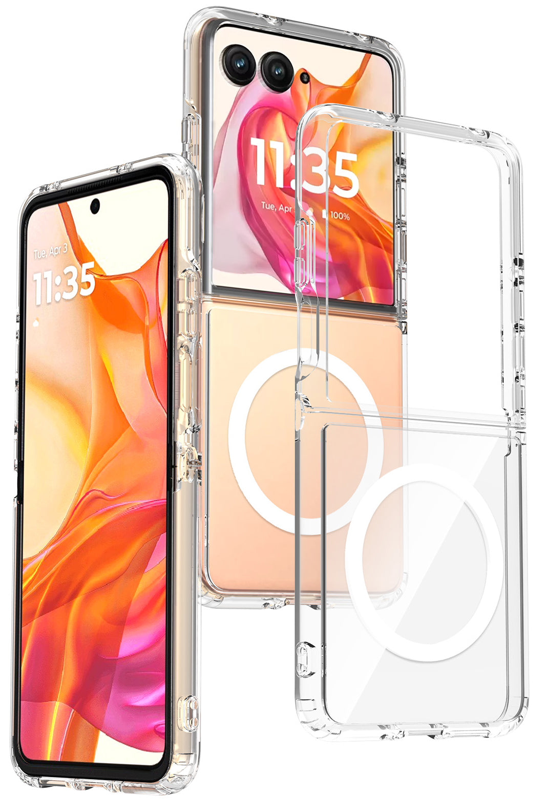 REY Pack 3x Cover In Gel TPU Trasparente Per Motorola Moto G50 – Custodia Ultra Sottile 0,33mm, Morbida E Flessibile