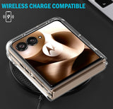 Clear Case for Motorola RAZR ULTRA 2025 Flip Phone - Slim, Transparent