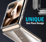 Clear Case for Motorola RAZR ULTRA 2025 Flip Phone - Slim, Transparent