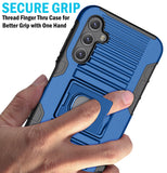 Rugged Ring Grip Case Stand Belt Clip Holster for Samsung Galaxy A14 5G Phone