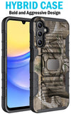 Rugged Case w/ Stand and Belt Clip Holster for Samsung Galaxy A15 / A25 5G Phone