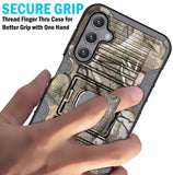 Rugged Case w/ Stand and Belt Clip Holster for Samsung Galaxy A15 / A25 5G Phone