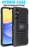 Rugged Case w/ Stand and Belt Clip Holster for Samsung Galaxy A15 / A25 5G Phone