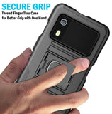 Rugged Hybrid Case with Ring Grip Stand for Zebra EM45 RFID Mobile