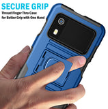 Rugged Hybrid Case with Ring Grip Stand for Zebra EM45 RFID Mobile