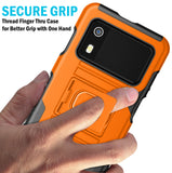 Rugged Hybrid Case with Ring Grip Stand for Zebra EM45 RFID Mobile