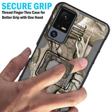 Rugged Case w/ Stand Belt Clip for Lively Jitterbug Smart 4 Phone / TCL 40XL