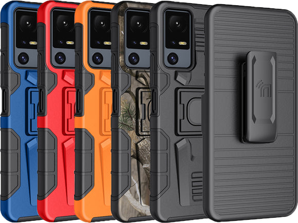 Rugged Case w/ Stand Belt Clip for Lively Jitterbug Smart Phone