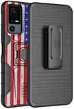 Rugged Case w/ Stand Belt Clip for Lively Jitterbug Smart 4 Phone / TCL 40XL