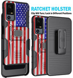 Rugged Case w/ Stand Belt Clip for Lively Jitterbug Smart 4 Phone / TCL 40XL