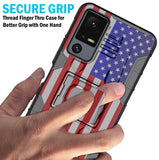 Rugged Case w/ Stand Belt Clip for Lively Jitterbug Smart 4 Phone / TCL 40XL