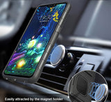 Black Rugged Case Stand + Belt Clip + Magnetic Car Mount for LG V50 ThinQ (2019)