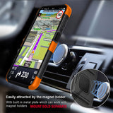 Rugged Case Cover with Stand Ring Grip for Samsung Galaxy XCover 6 Pro (2022)
