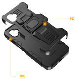 Rugged Case with Stand Ring Grip for Samsung Galaxy XCover 7 Pro Phone (2025)