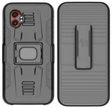 Rugged Case Stand Belt Clip Holster for Samsung Galaxy XCover 7 Pro 2025 Phone