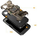 Rugged Case Stand Belt Clip Holster for Samsung Galaxy XCover 7 Pro 2025 Phone