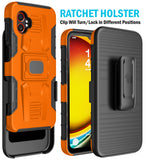 Rugged Case Stand Belt Clip Holster for Samsung Galaxy XCover 7 Pro 2025 Phone