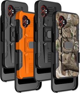 Rugged Case Stand Belt Clip Holster for Samsung Galaxy XCover 7 Pro 2025 Phone