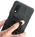 Rugged Case Stand and Belt Clip Holster for Samsung Galaxy XCover Pro (SM-G715)