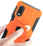 Rugged Case Stand and Belt Clip Holster for Samsung Galaxy XCover Pro (SM-G715)