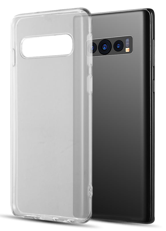 Transparent Clear Flex Gel TPU Skin Case Cover for Samsung Galaxy S10