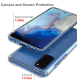 AquaFlex Transparent Anti-Shock Clear Case Slim Cover for Samsung Galaxy S20