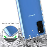 AquaFlex Transparent Anti-Shock Clear Case Slim Cover for Samsung Galaxy S20