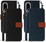 Durable Secure Wallet Case Card Slot Cover and Strap for Samsung Galaxy S20 Plus