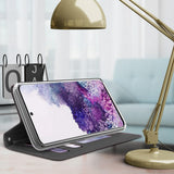 Wallet Case Credit Card Slot Cover and Wrist Strap for Samsung Galaxy S20 Plus