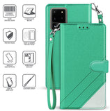 Wallet Case Credit Card Slot Cover and Wrist Strap for Samsung Galaxy S20 Ultra