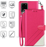 Wallet Case Credit Card Slot Cover and Wrist Strap for Samsung Galaxy S20 Ultra