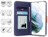 Durable Wallet Case and Wrist Strap Lanyard for Samsung Galaxy S22 Plus