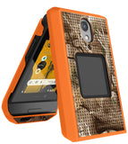 Grid Texture Slim Hard Shell Case Protector Cover for CAT S22 Flip Phone