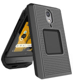Grid Texture Slim Hard Shell Case Protector Cover for CAT S22 Flip Phone