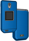 Grid Case Hard Shell Cover and Belt Clip Holster Combo for CAT S22 Flip Phone