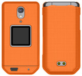 Grid Case Hard Shell Cover and Belt Clip Holster Combo for CAT S22 Flip Phone