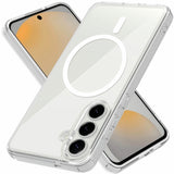 Clear Case for Samsung Galaxy S25FE S25 FE Phone - Compatible with MagSafe