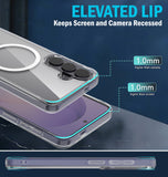Clear Case for Samsung Galaxy S26 5G Phone - Compatible with MagSafe Mounts