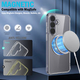 Clear Case for Samsung Galaxy S26 5G Phone - Compatible with MagSafe Mounts